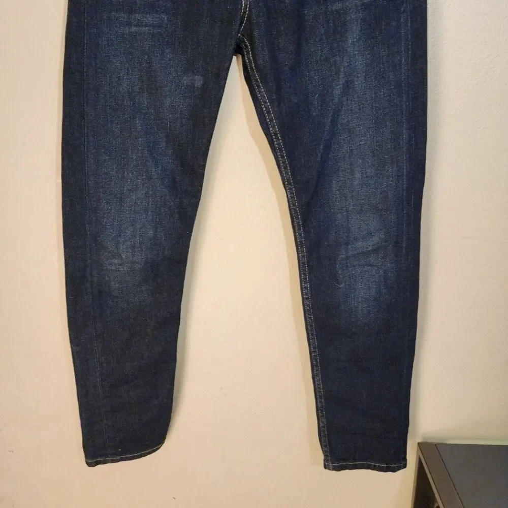 Levis 510 Dark Wash Denim Skinny Jeans Size 28X30 Indie Grunge High Waisted Jean